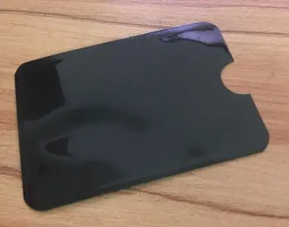 100 шт/лот против сканирования RFID блокирующий рукав для безопасности кредитных карточек идентификационный ATM Бесконтактный IC чехол для удостоверения личности блокатор - Color: Dark Green