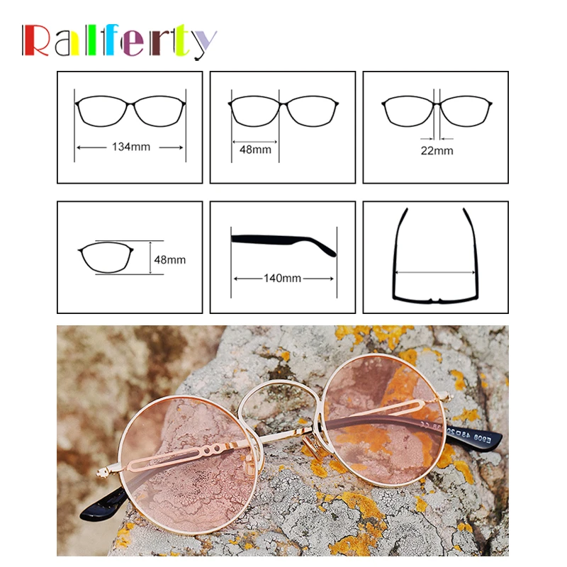 Солнечные очки Ralferty J908 для мужчин и женщин винтажные солнцезащитные аксессуары в