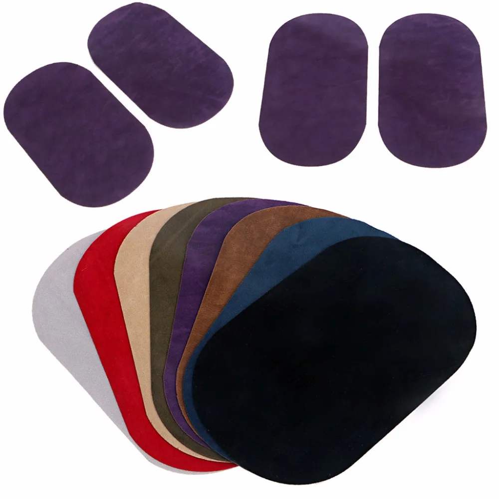 2X замшевые кожаные овальные налокотники с аппликацией|leather patch kit|leathereleather jacket |