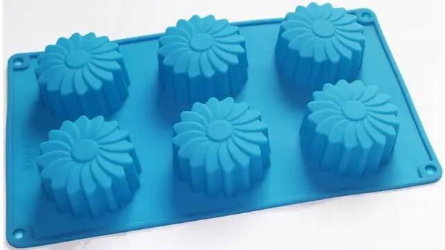 6-daisy Необычные силиконовые формы для шоколада желе маффина мыла свечи форма