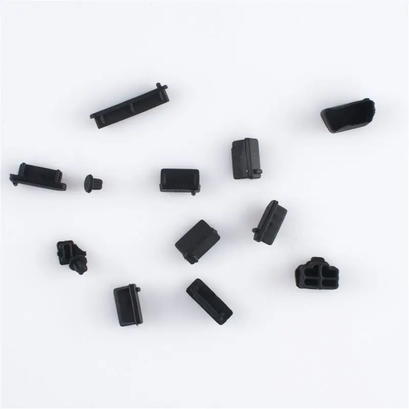 New Hotsale 1set/13 pcs Silicone Protective Cover Dustproof Plugs for Laptop Notebook Free Shipping|notebook intel core i3|plug standnotebook table |