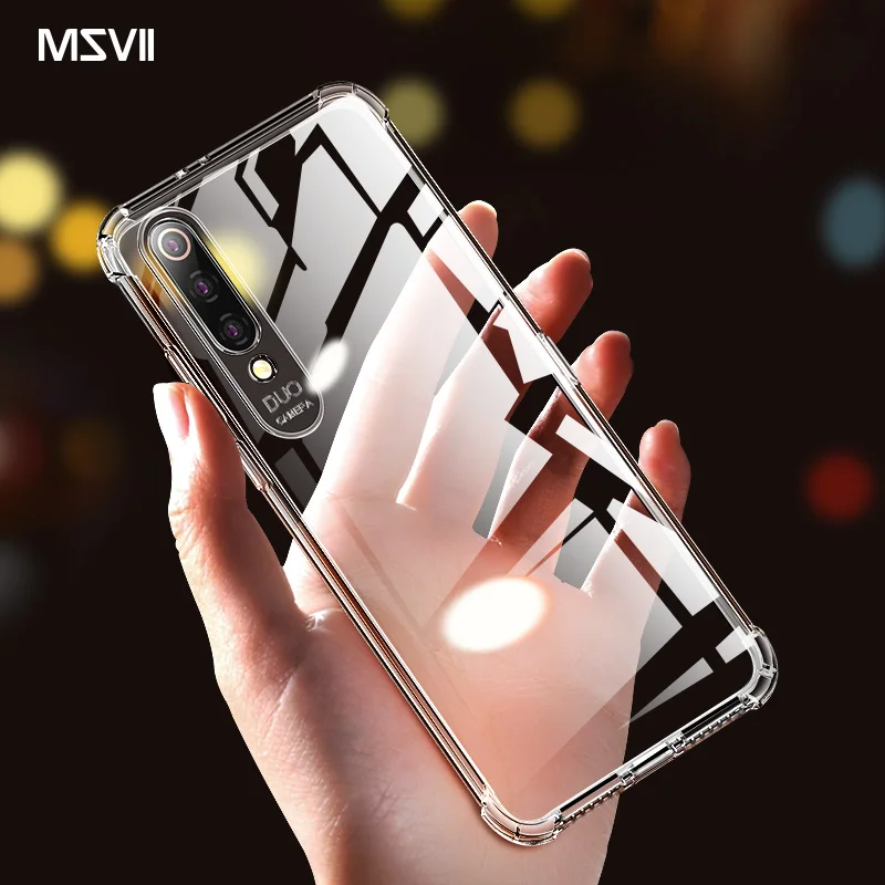 Msvii мобильный телефон чехол для Xiaomi Mi 9 защитный накладка на заднюю панель высоких