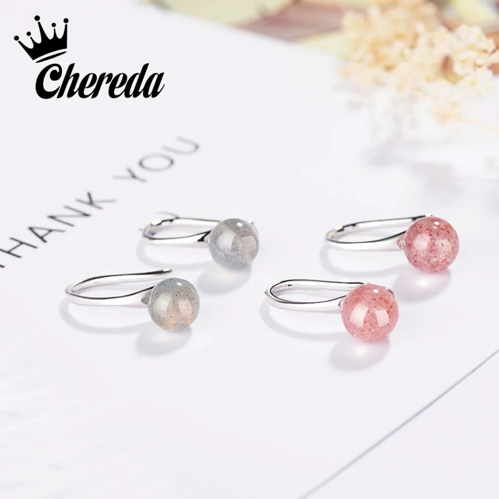 Chereda Earrings Strawberry Women Jewelry Handmade Drop Earrings Jewelry Earrings