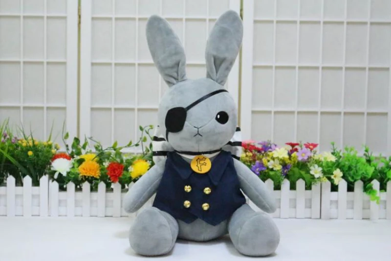 Черный Дворецкий ичибан Kuji Последний пират кролик плюшевые игрушки Аниме Мягкие и плюшевые мультфильм куклы косплей подарок игрушки Дети День рождения 30 см