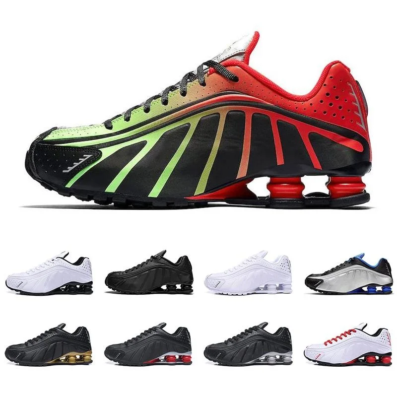 Оригинальные 2019 shox r4 мужские и женские кроссовки NEYMAR OG COMET красный гонщик синий