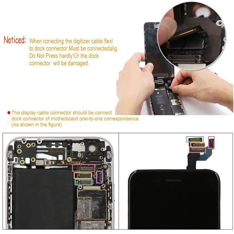 100% AAAA HORUG Оригинальный ЖК дисплей для iPhone 7 Plus замена качественный сенсорный
