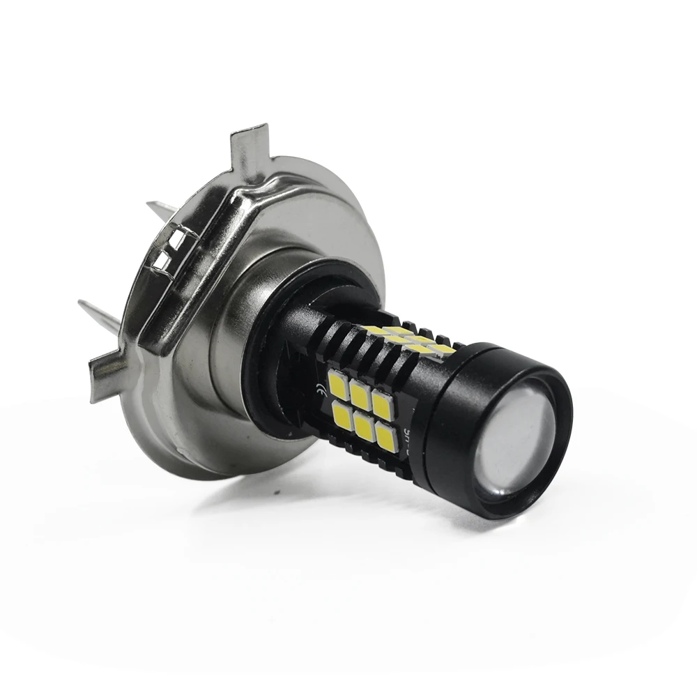 2 шт. H4 H6 светодиодный фонарь мощный налобный лампы 12V 21SMD 2835 21 Вт яркий белый