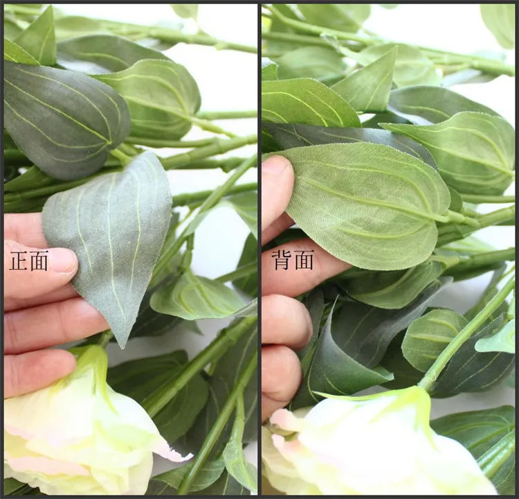 6 голов/Букет Eustoma искусственные шелковые цветы для дома окно аксессуар для балконов украшения поддельные Флорес фотографии фоны