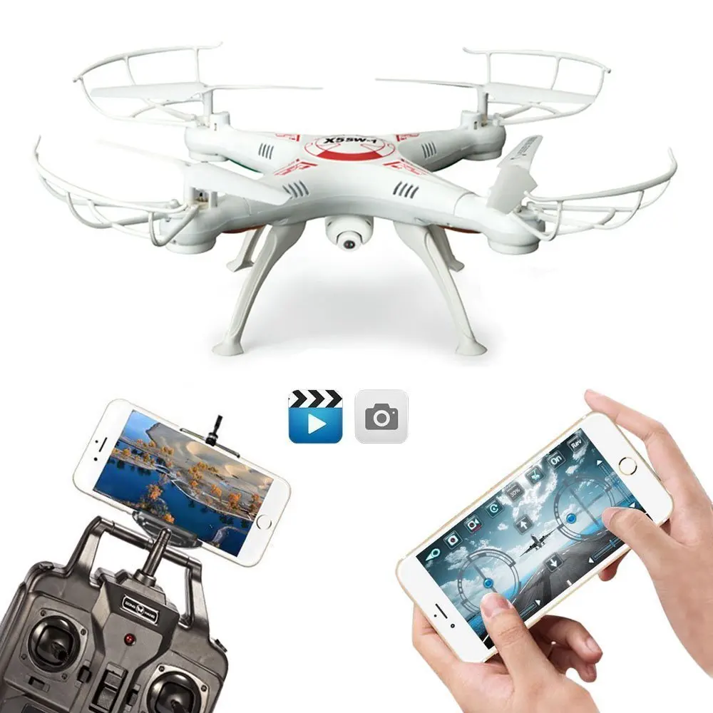 XKY XX5SW 1 2 4G 4 канальный 6 осевой гироскоп Безголовый режим RC Квадрокоптер Дрон UAV w/ 2MP