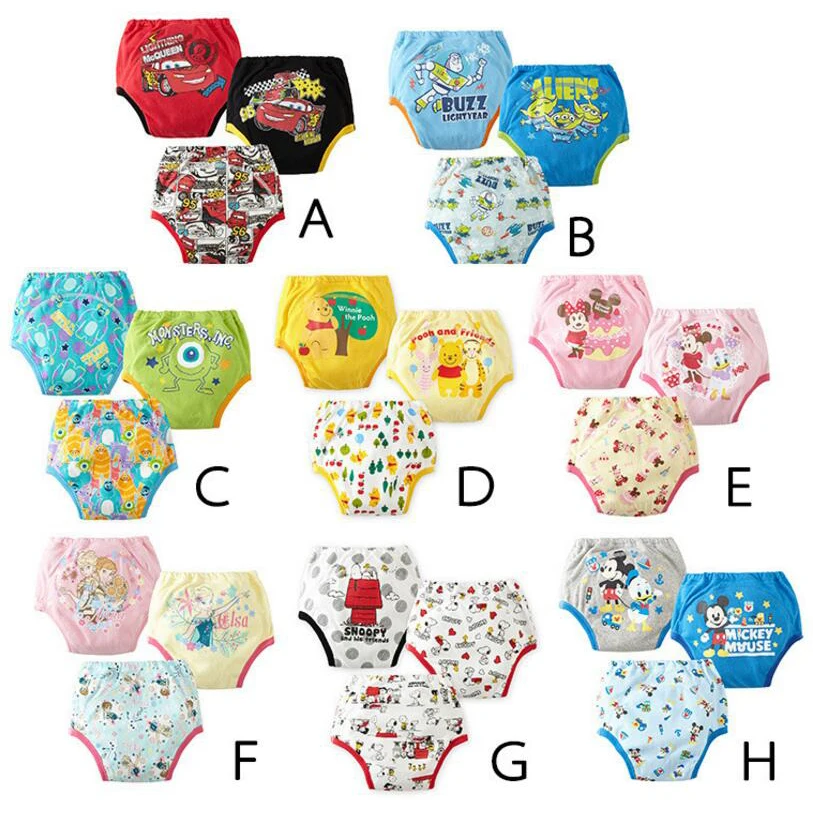 9 шт. Многоразовые Детские тренировочные брюки водонепроницаемые нижнее белье