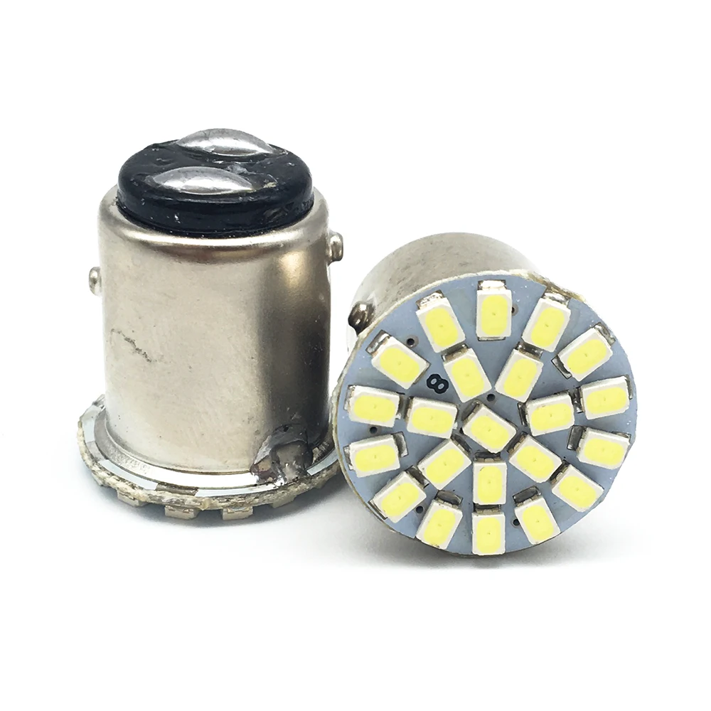 Стробоскоп 50X S25 1156 BA15S 1157 BAY15D 1206 22 SMD вспышка парковки повернуть светодиодные