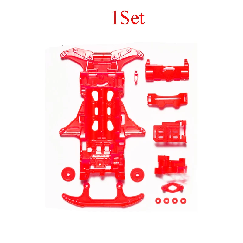 

1Set 95354 Red VS Reinforcing Plate Chassis for RC Model Cars Spare Parts DIY Tamiya Mini 4WD Racing Accessories