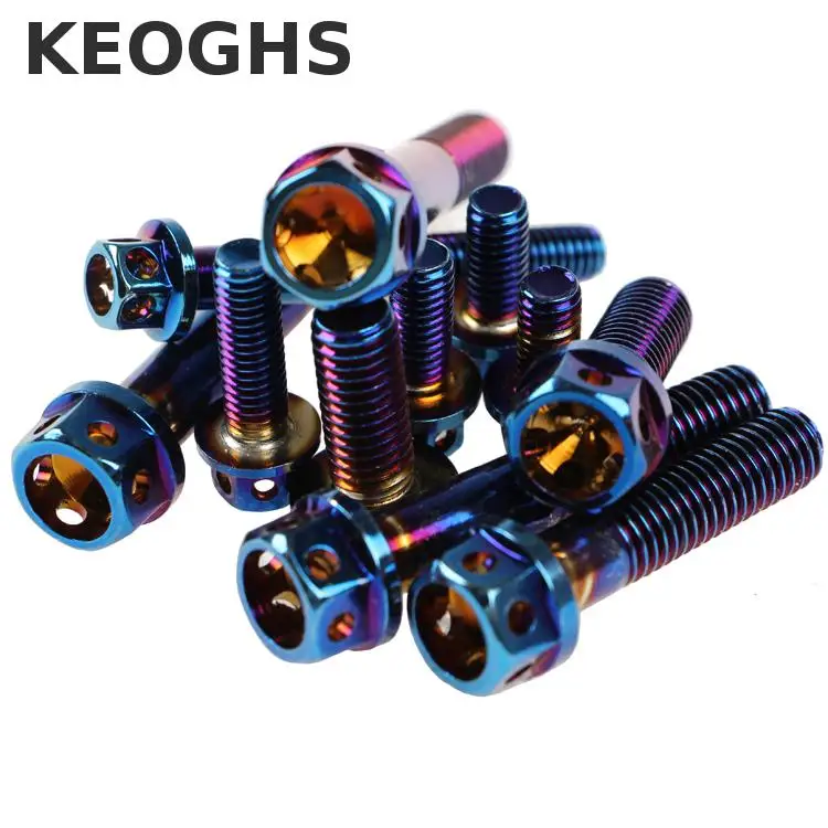 Keoghs винты для украшения мотоцикла 304 Нержавеющая красочная M6/m8 10 шт. Бесплатная
