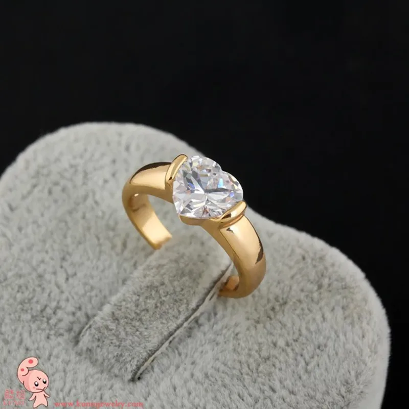 Новое поступление Свадебные ювелирные изделия Роскошные модные кольца с