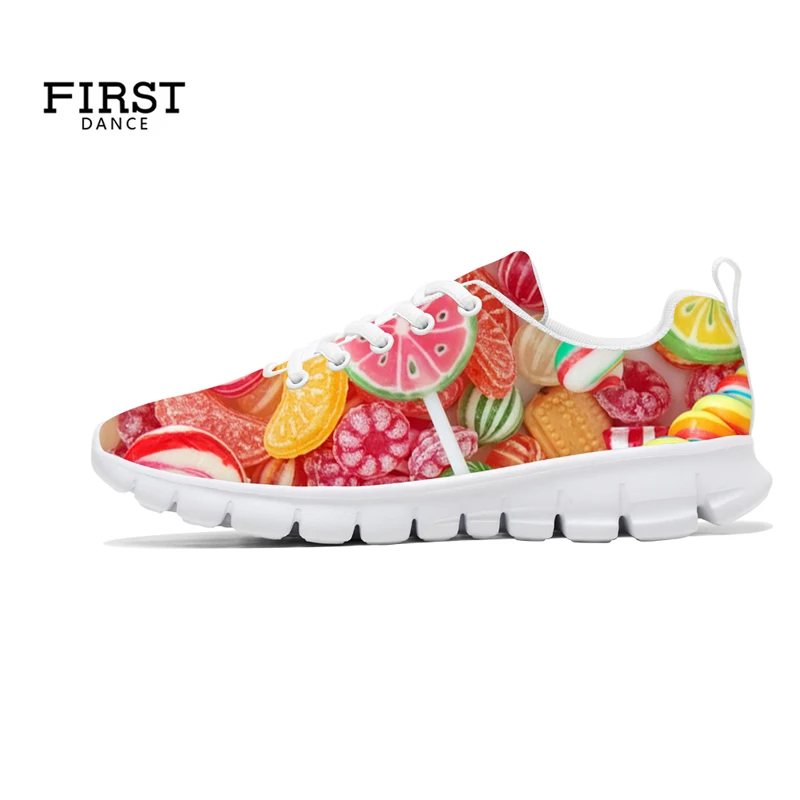 

Spring 3D Printing Low Top Women Sport Shoes Mesh Breathable Girls Jogging Sneaker Lightweight Floral Custom Walking Footwear