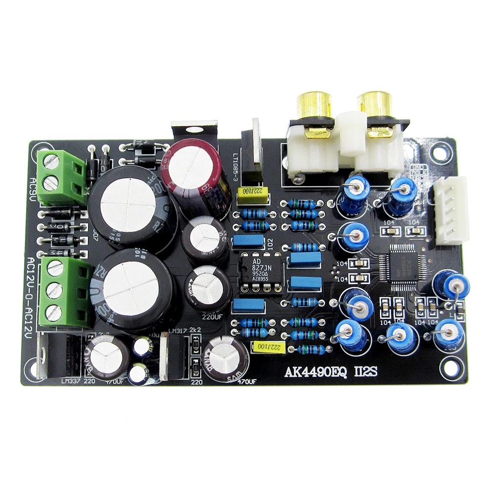 1 шт. AK4490EQ AK4490 II2S DAC декодер плата/AC15V 0 AC15V (15 Вт) AC9V 10 Вт|Интегральные схемы| |