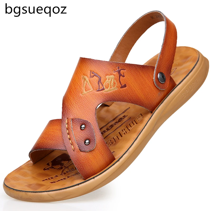 Мужские пляжные сандалии Классическая обувь шлепанцы водонепроницаемые 72