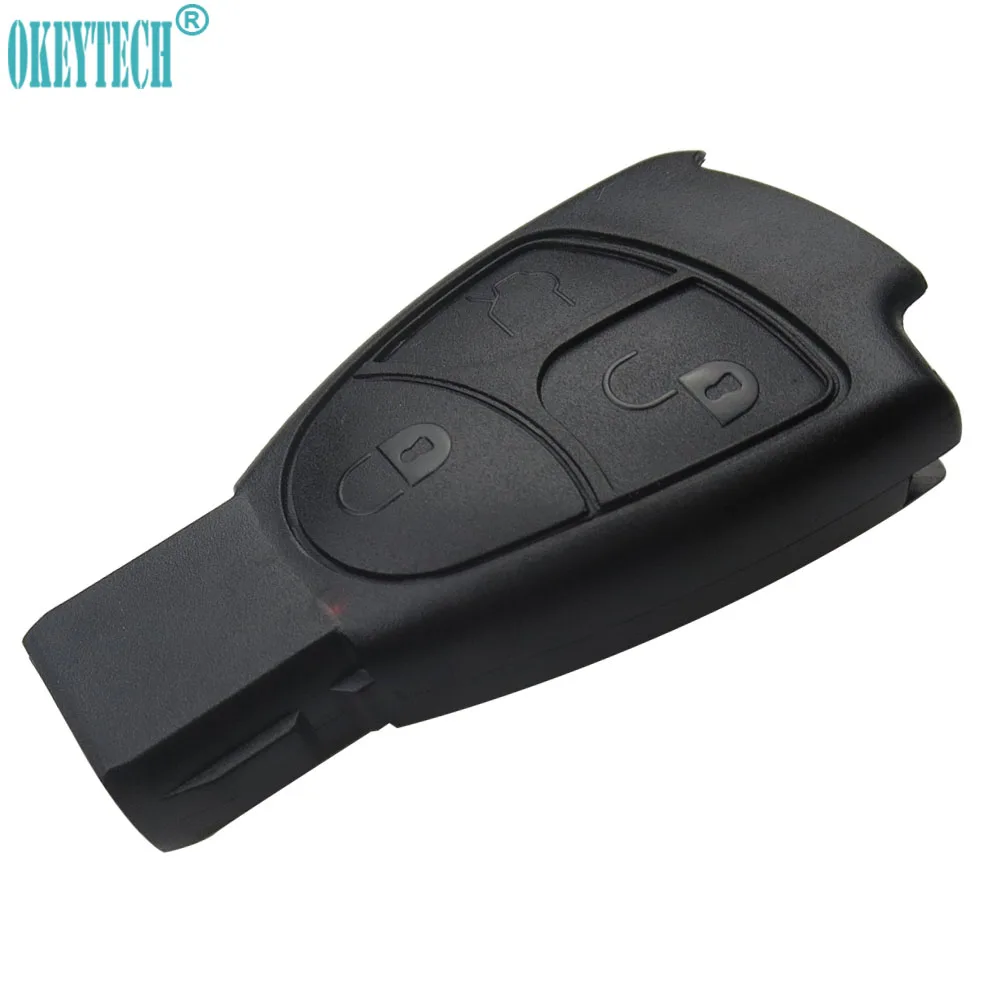 OkeyTech чехол для дистанционного ключа от машины Mercedes Benz MB C E ML S SL SLK CLK AMG мягкий 3
