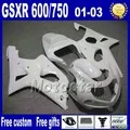 Комплект обтекателей для популярных сине-красных 2001 2002 2003 SUZUKI GSXR 600 750 K1 GSX R600 R750 01-03
