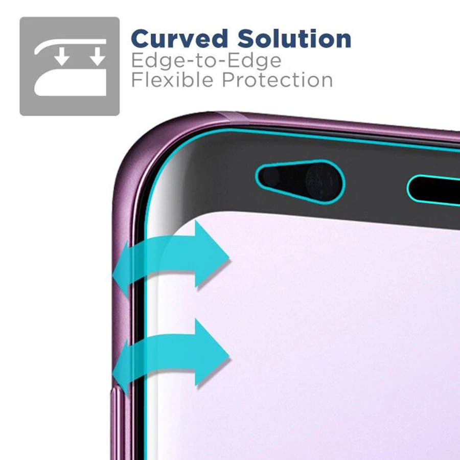 Передняя Задняя Защитная пленка для samsung Galaxy S8 S9 Plus Note 8 9 + задняя защитная S7