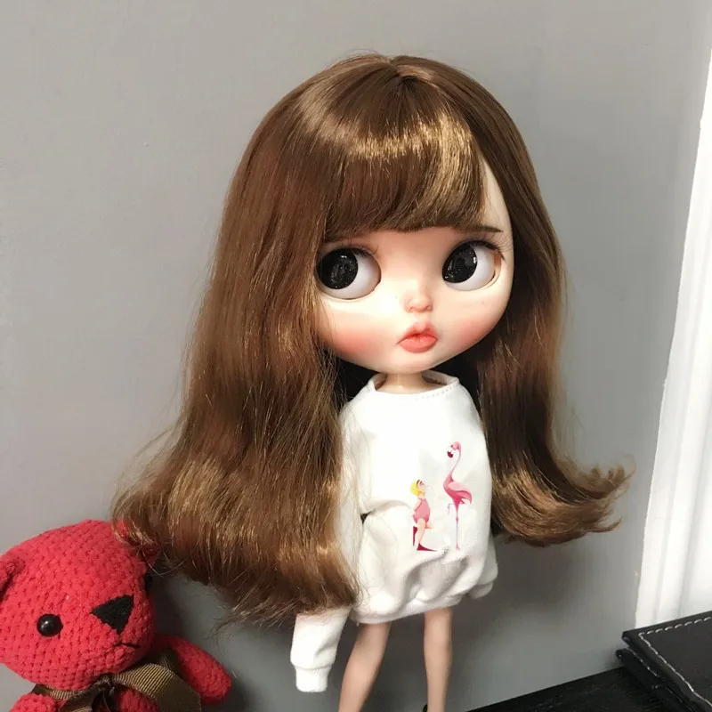 1 шт. Милая Повседневная Одежда для куклы Blyth 1/6 картонная футболка blyth Licca Pullip 30 см