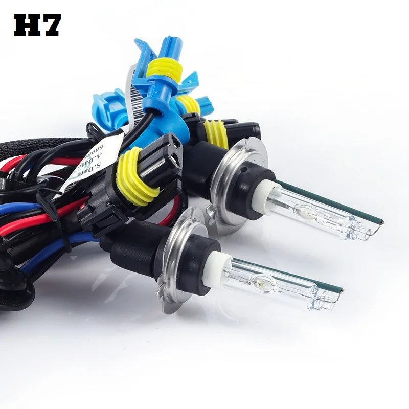 Супер яркий 9006 HB4 H7 H11 9005 H1 D2H автомобильный ксеноновый HID фара 55W 12V 4300K 6000K 8000K