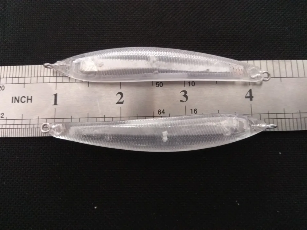 10 шт. Неокрашенная рыболовная приманка тело блесна жесткие приманки Воблер для