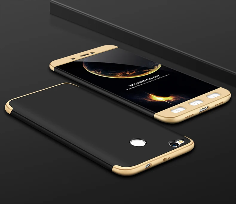 GKK Redmi 4X чехол 360 Защита всего тела тонкий бронированный чехол для Xiaomi Redmi 4X Redmi4X чехол жесткий Гибридный PC матовый чехол Fundas