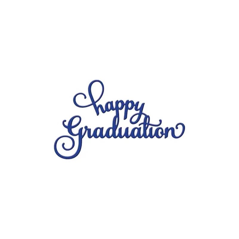 Eastshape Happy Graduate слова металла резки штампованный по трафарету Скрапбукинг для