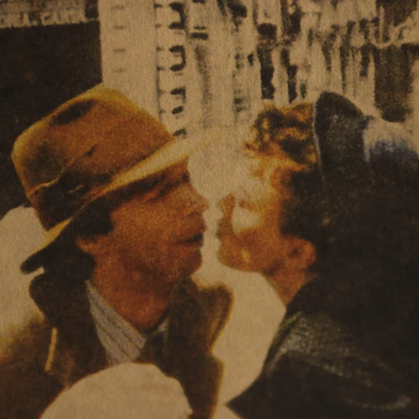 Постер из крафт-бумаги в стиле ретро классического фильма Красивая Жизнь