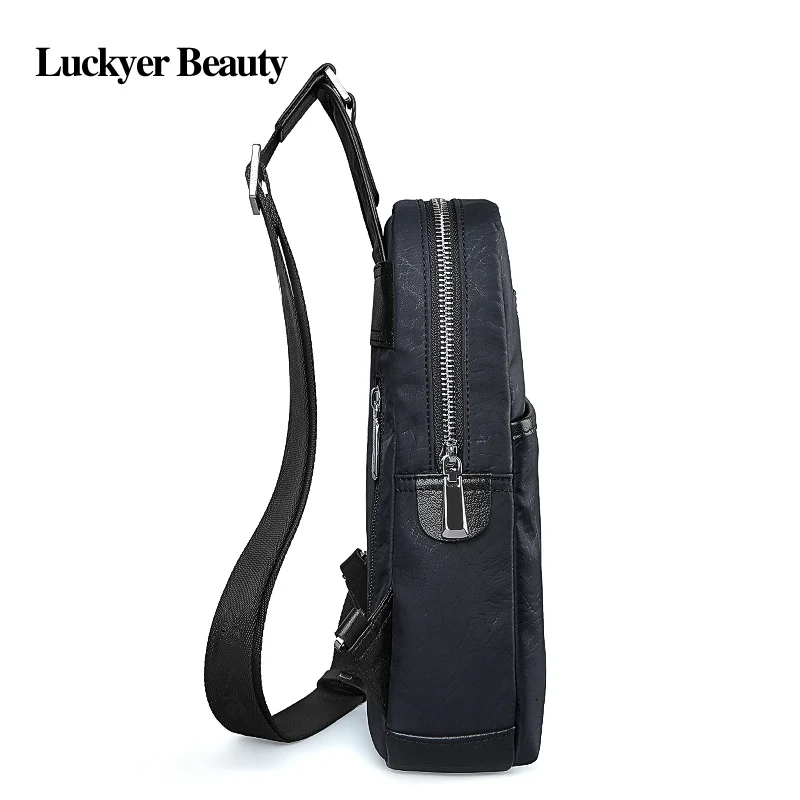Luckyer Beauty пояса из натуральной кожи для мужчин курьерские Сумки повседневное