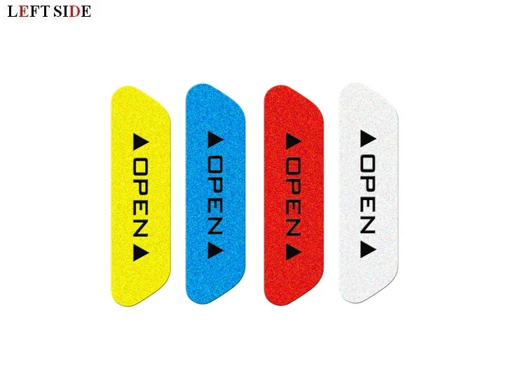 Левая сторона автомобиля Стикеры s двери светоотражающая лента безопасности