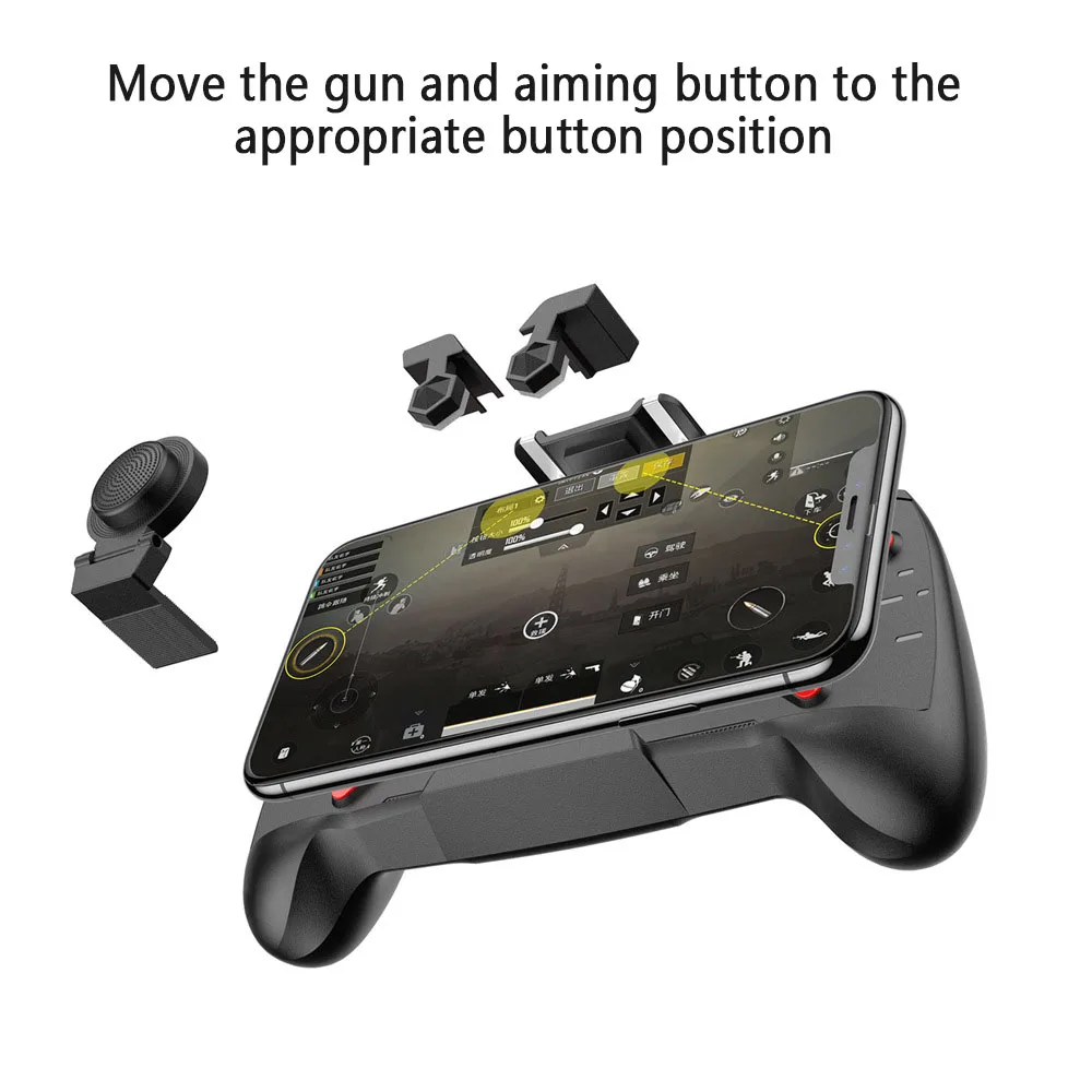 Игровой джойстик AK21 PUBG, геймпад, игровой курок для мобильного телефона, кнопка огня L1R1, контроллер шутера для Iphone Andriod IOS
