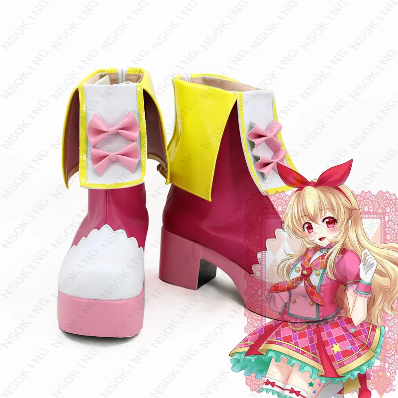 Сапоги для косплея аниме Aikatsu AIKATSU Hoshimiya Ichigo|Туфли| |