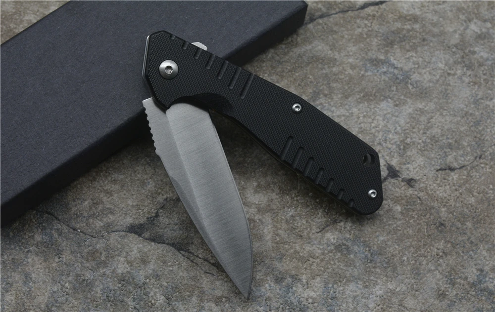 Новый складной нож Tuan Yu Flipper D2 blade G10 Ручка для кемпинга и охоты карманные