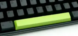 [Hfsecurity] HHKB красочные ESC введите клавиша "пробел" PBT Topre Realforce электростатического колпачки для клавиш на клавиатуре для HHKB Леопольда - Цвет: green space