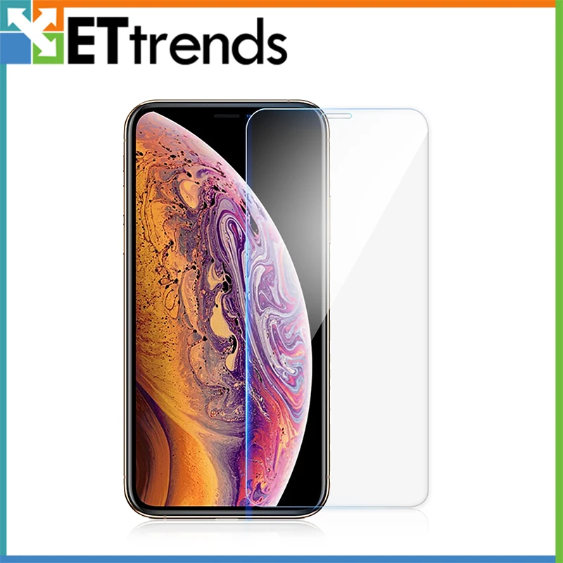 100 шт/партия iphoneXS макс. Закаленное стекло Защитная пленка для экрана без упаковки
