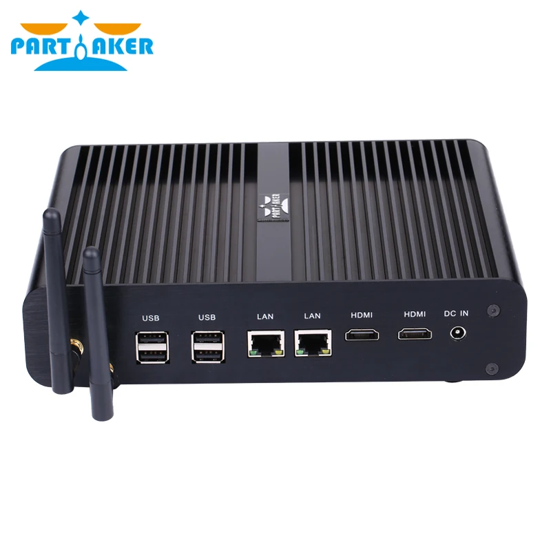 Мини ПК par57 B2 i7 Barebone HTPC Nuc Безвентиляторный Компьютер Broadwell 5Gen Core 5500U/5550u Wifi|mini pc