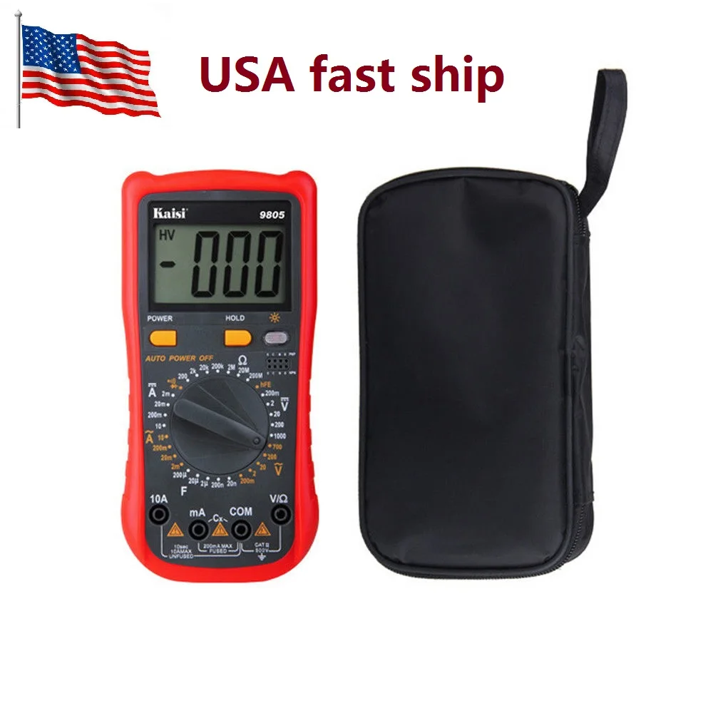 Высокая Точность метр Цифровой мультиметр Амперметр Напряжение