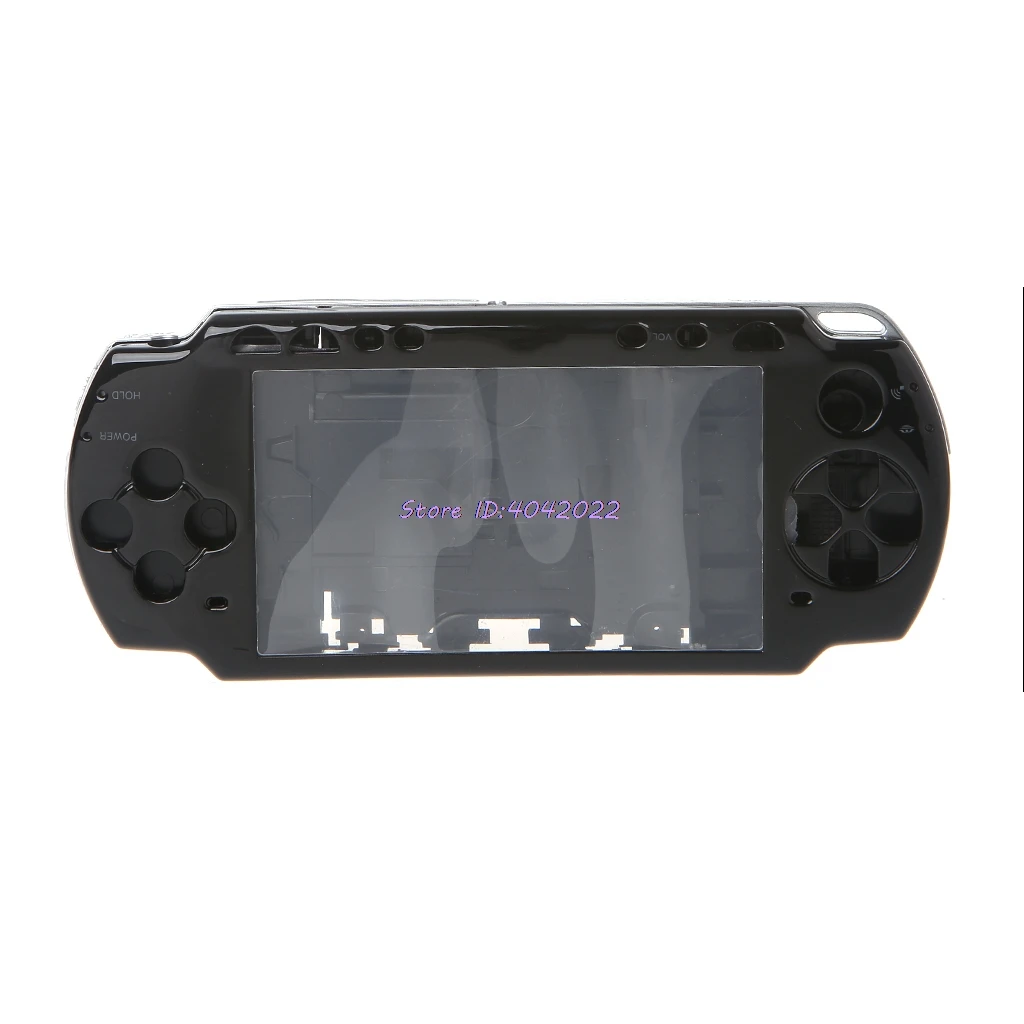 Замена Полный корпус оболочки чехол с кнопкой комплект для sony psp 2000 консоли