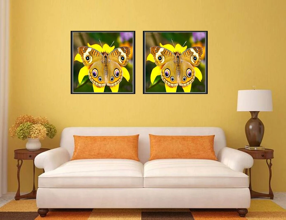 5d diy Алмазная Картина Бабочка Мозаика картина вышивка Стразы Вышивка крестом