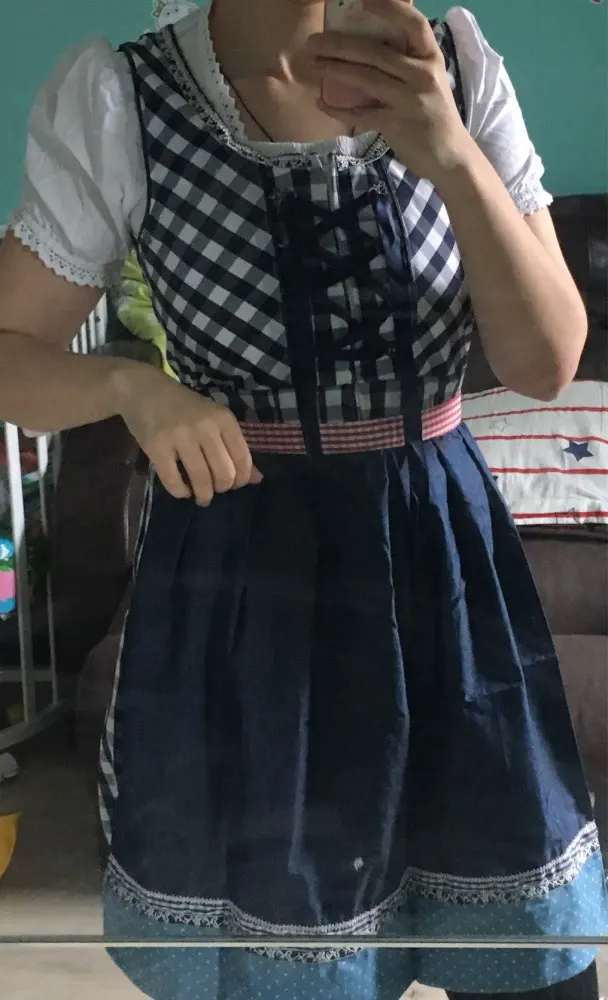Немецкое Платье Dirndl для Октоберфеста баварское пивное платье костюм горничной
