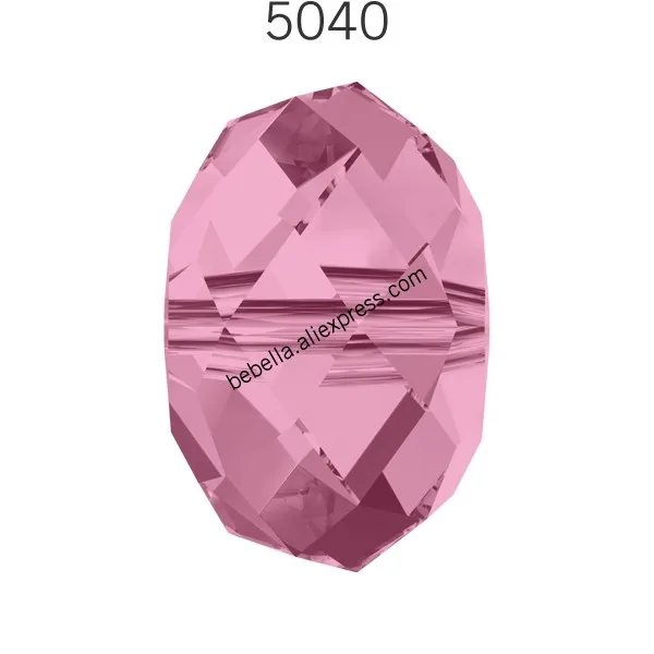 Light Rose 223 1 шт.) Кристалл от Swarovski 5040 бриолет бисер Сделано в Австрия свободные бусины Стразы для рукоделия ювелирных изделий - Цвет: Light Rose 223