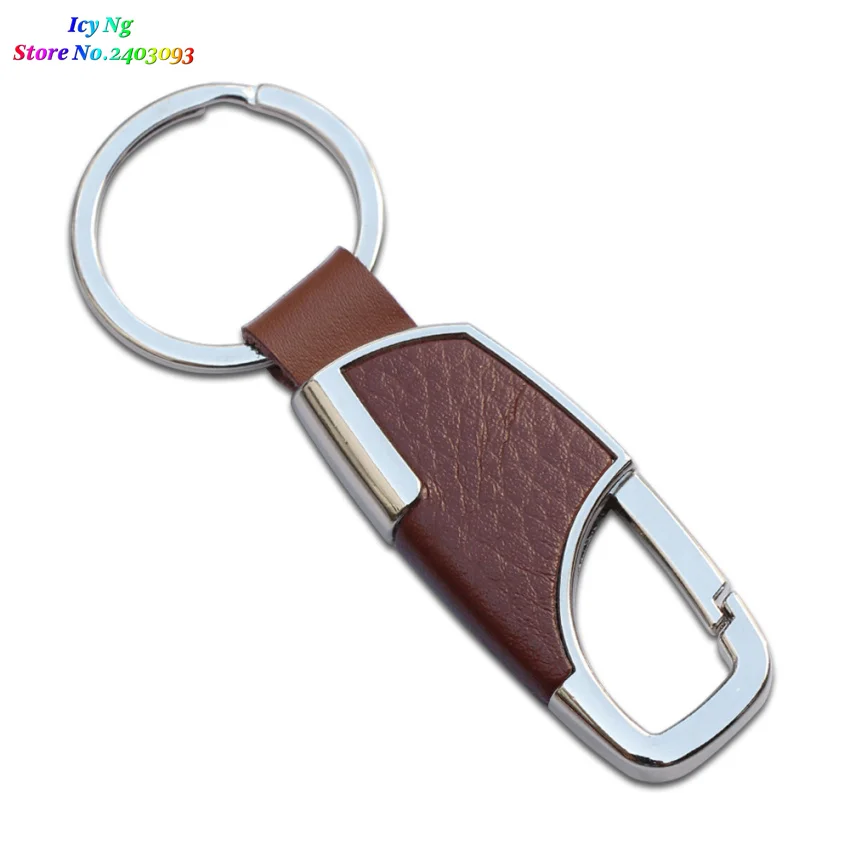 Автомобильный кожаный металлический брелок для ключей ручной работы SEAT Ibiza Toledo