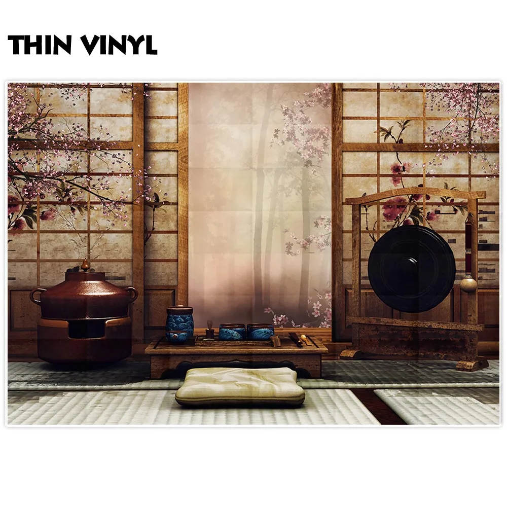 Фон Funnytree для фотостудии в японском стиле чайный набор Классическая комната