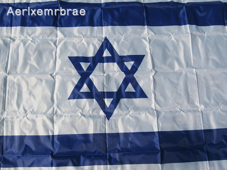 Aerlxemrbrae флаг Израиль 3*5 футов. Флаг из полиэстера. Большие баннеры 90*150 см. Исрил баннер, флаг