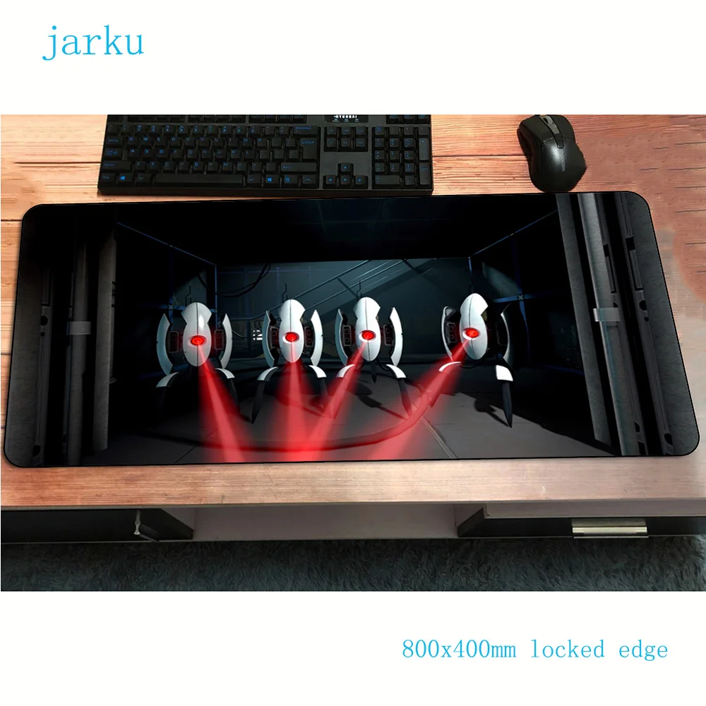Коврик для мыши portal 2 gamer Mass pattern 800x400x3 мм игровой коврик милый ноутбук аксессуары