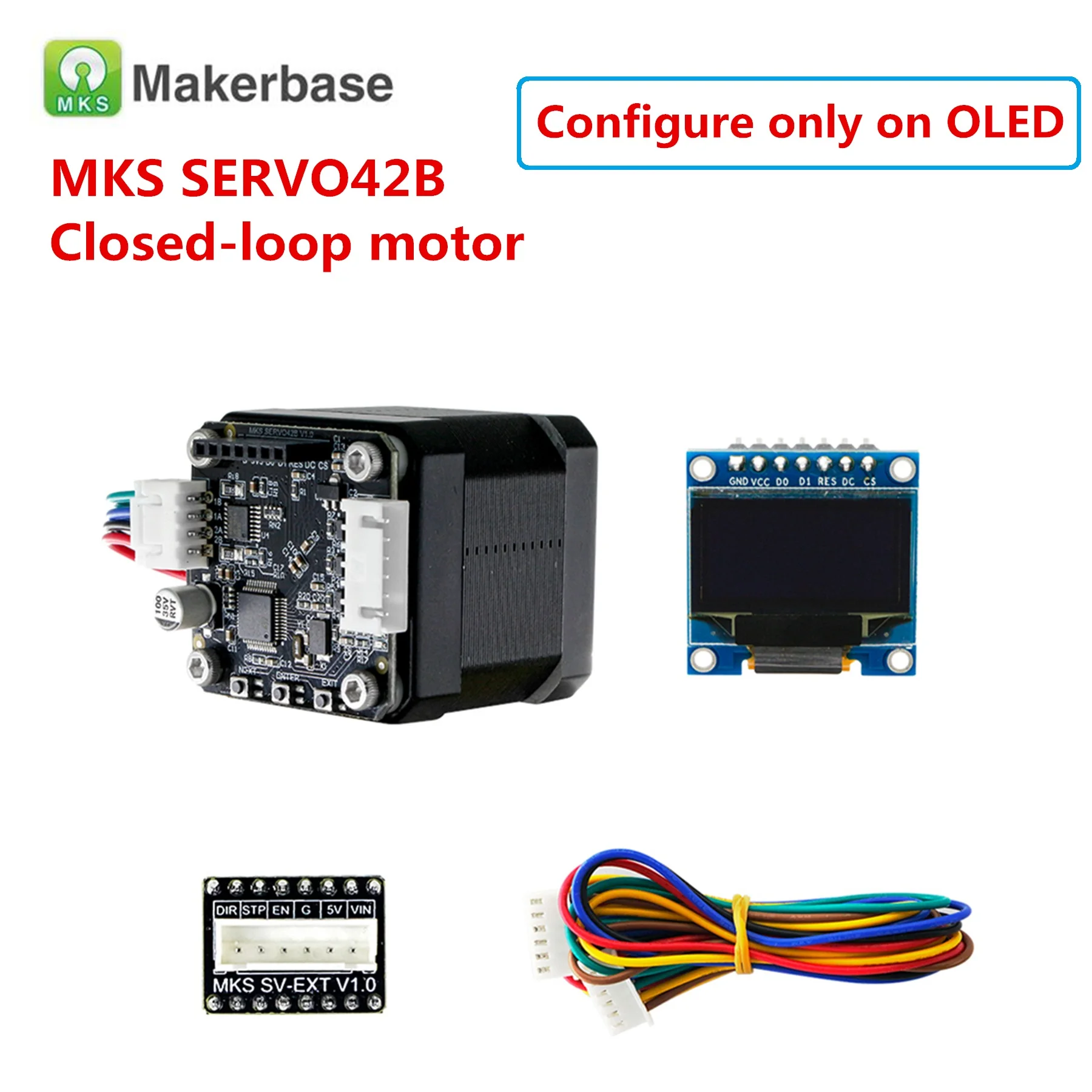 MKS SERVO42A/SERVO42B 3D принтер замкнутый контур шаговый двигатель сервопривод шаговый двигатель SMT32 close-loop контроллер двигателя для Nema 17