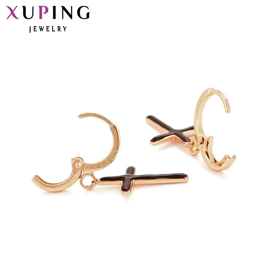 Xuping, модные серьги, высокое качество, греческий Серис, шарм, дизайн, розовое золото, цвет, покрытие, серьги, ювелирное изделие, подарок S97, 5-96718