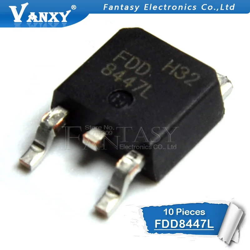 10 шт. FDD8447L TO-252 FDD8447 TO252 8447 SMD MOS транзистор FET